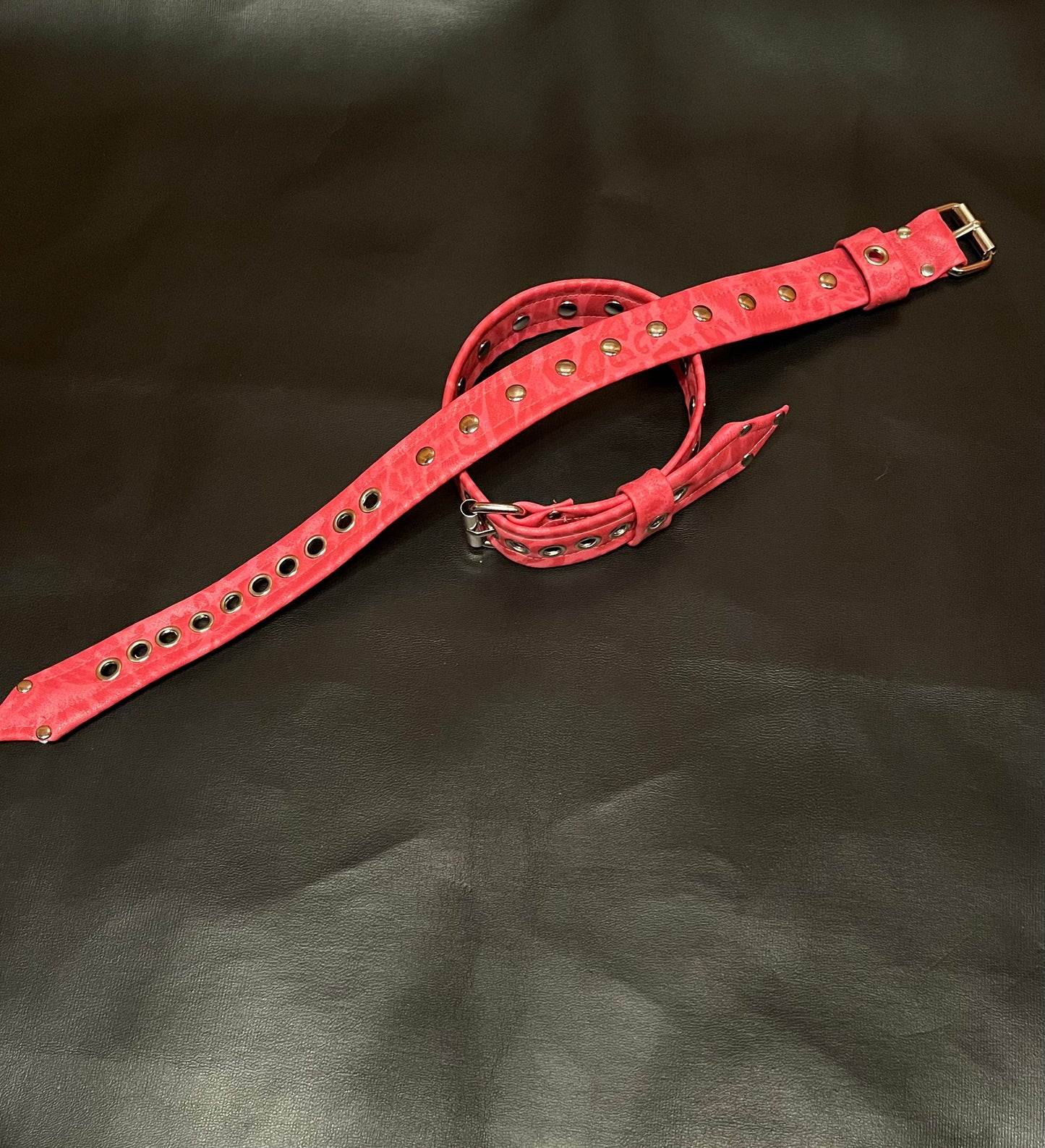 Pink Leopard Print Arm Straps